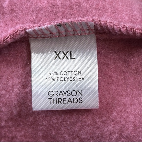 New Without Tags Pink Track Pants Relaxed Fit Sweatpants Joggers - Picture 4 of 5